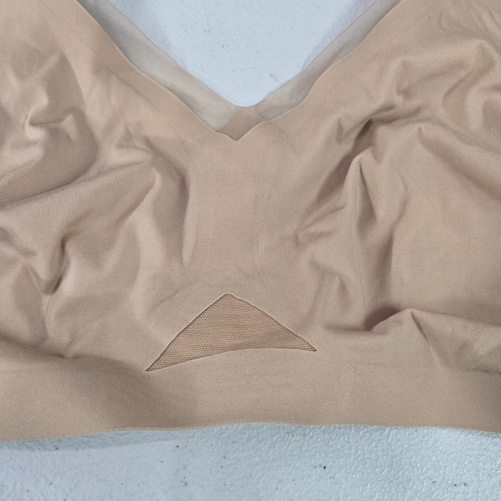Honey Love Women Bra 1X‎ Beige Crossover Wireless Lightly Lined Convertible - Picture 5 of 9